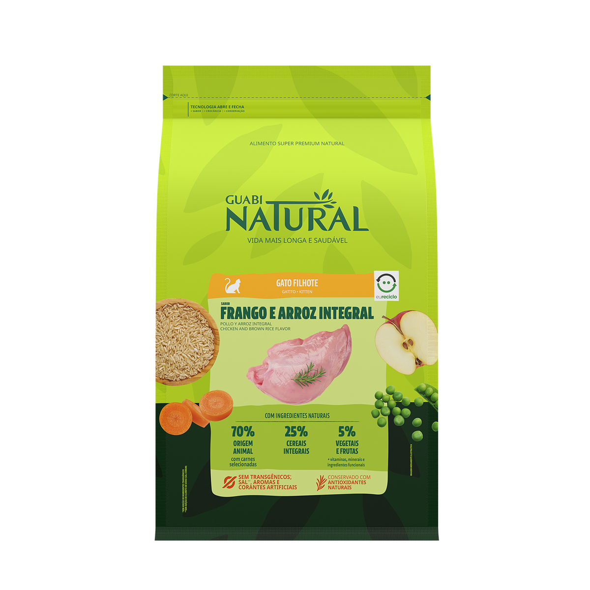 Guabi Natural Gatito(Pollo y Arroz Integral)