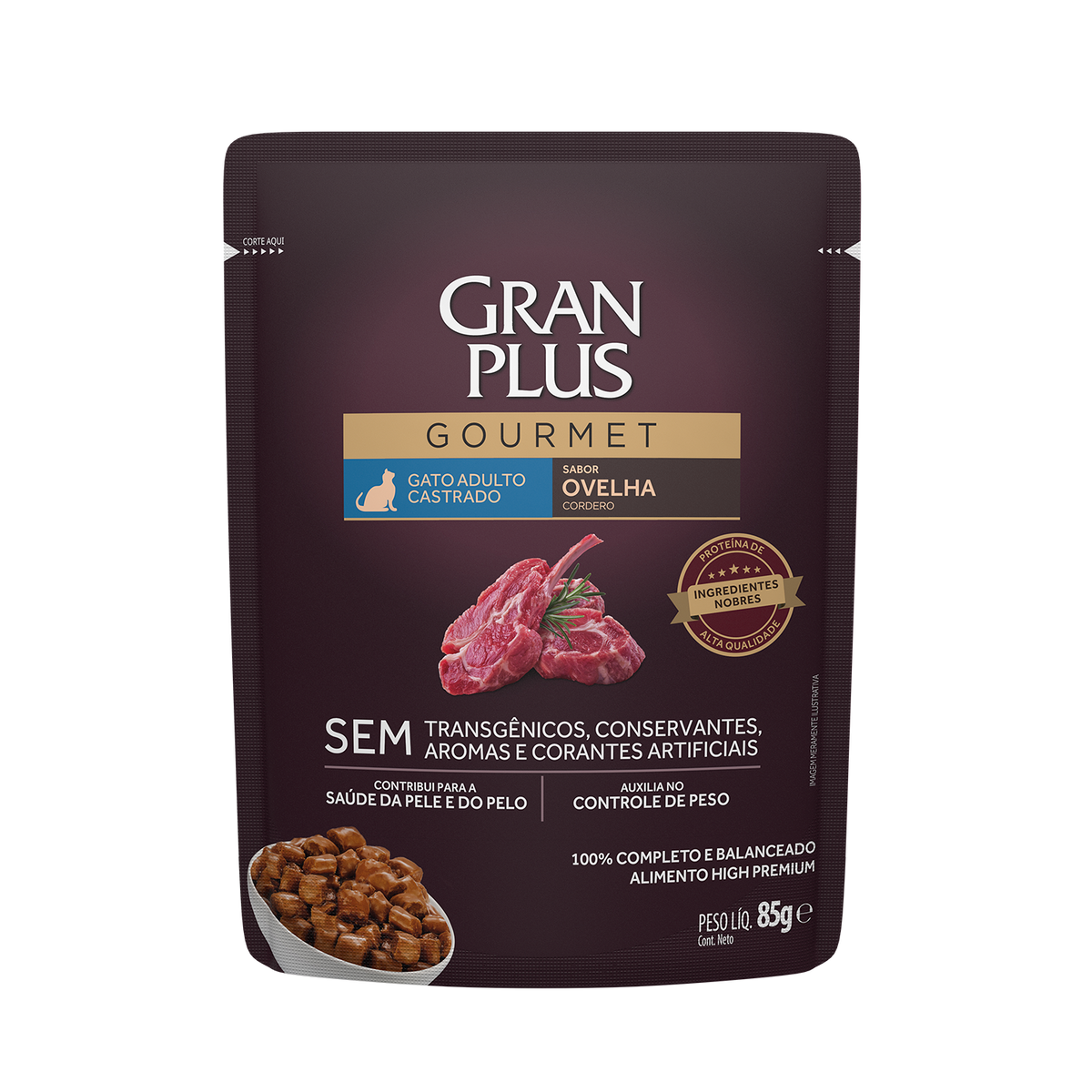 Paté Cordero Gato Adulto Castrado