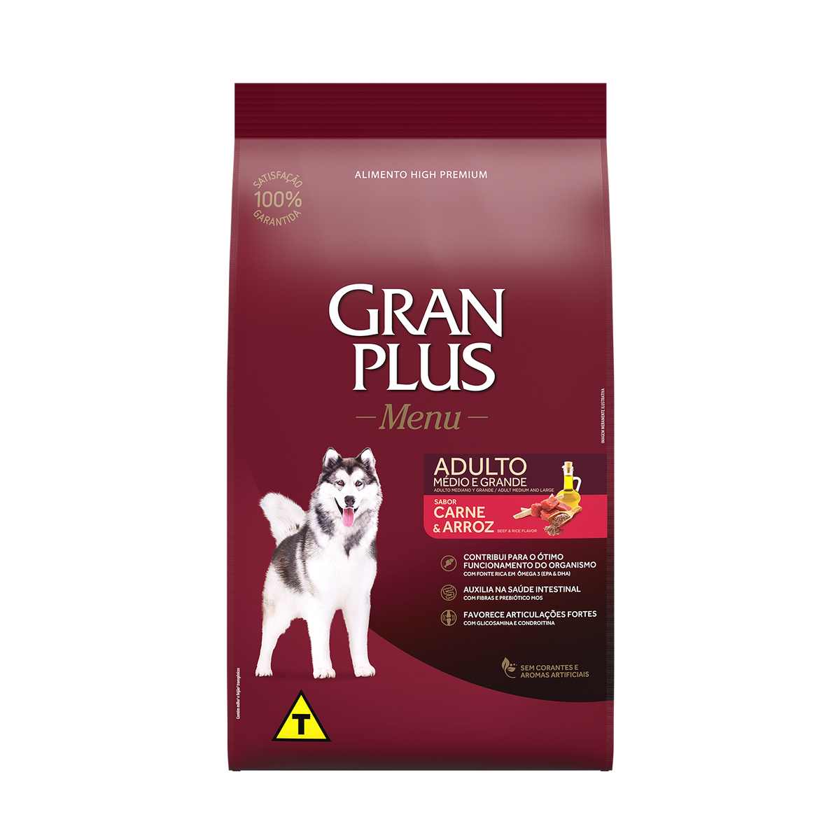 Adulto mediano y grande ( carne y arroz)