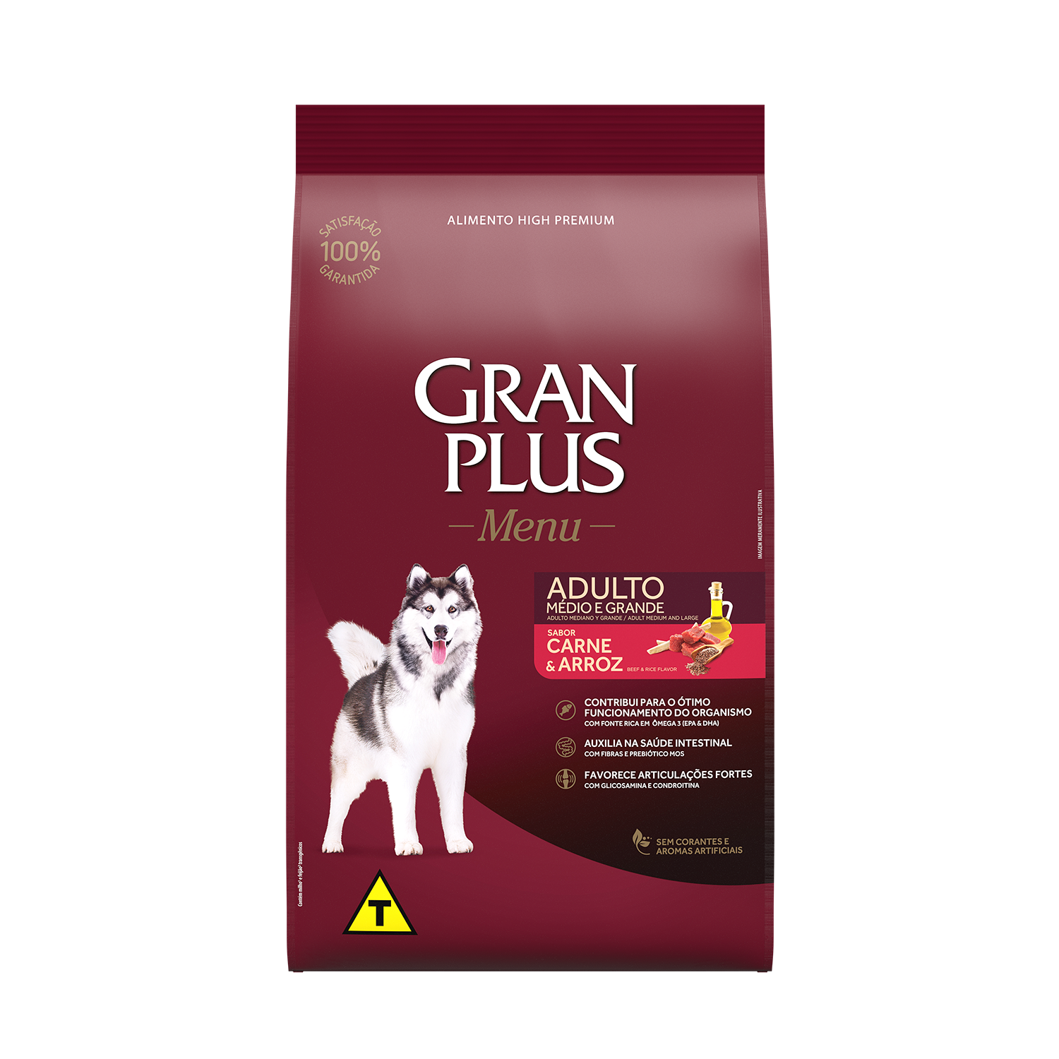 Adulto mediano y grande ( carne y arroz)