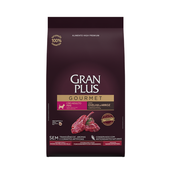 Gran Plus "Gourmet" Perro Adulto Mini(CORDERO & ARROZ)