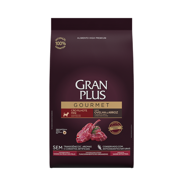Gran Plus "Gourmet" Cachorro Mini  (CORDERO & ARROZ)
