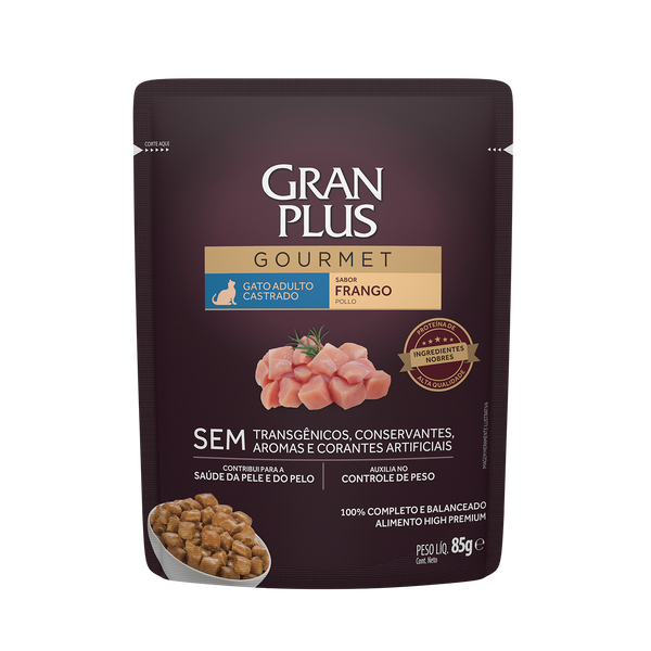 Paté Gato Adulto Castrado Pollo