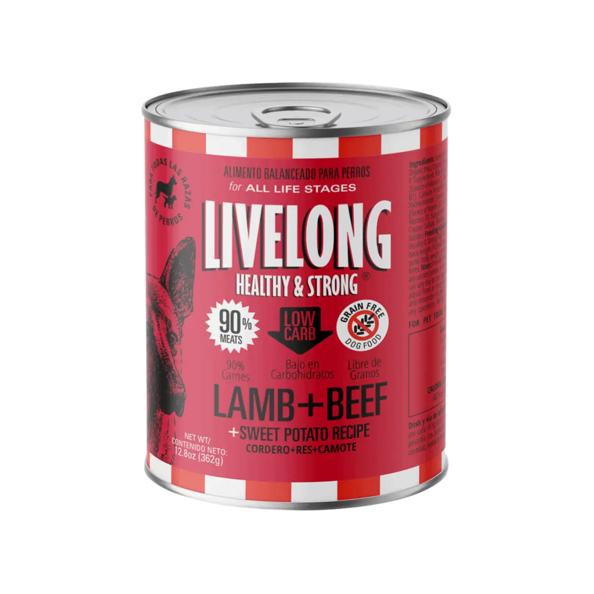 Livelong Perro (Cordero, Res y camote)