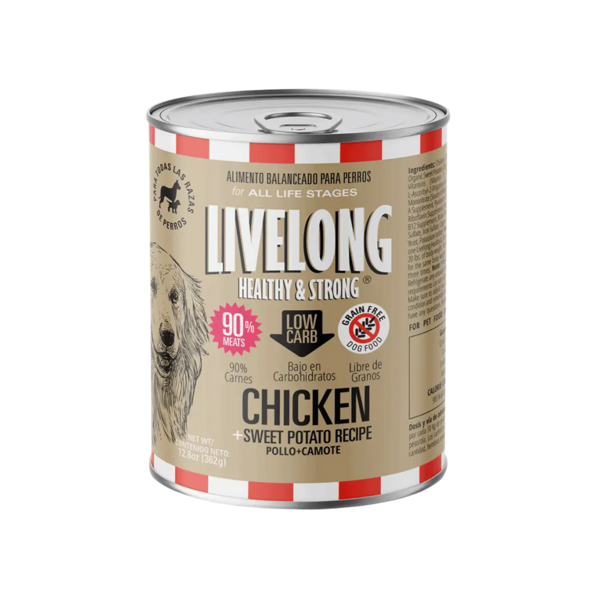 Livelong Perro (Pollo y Camote)