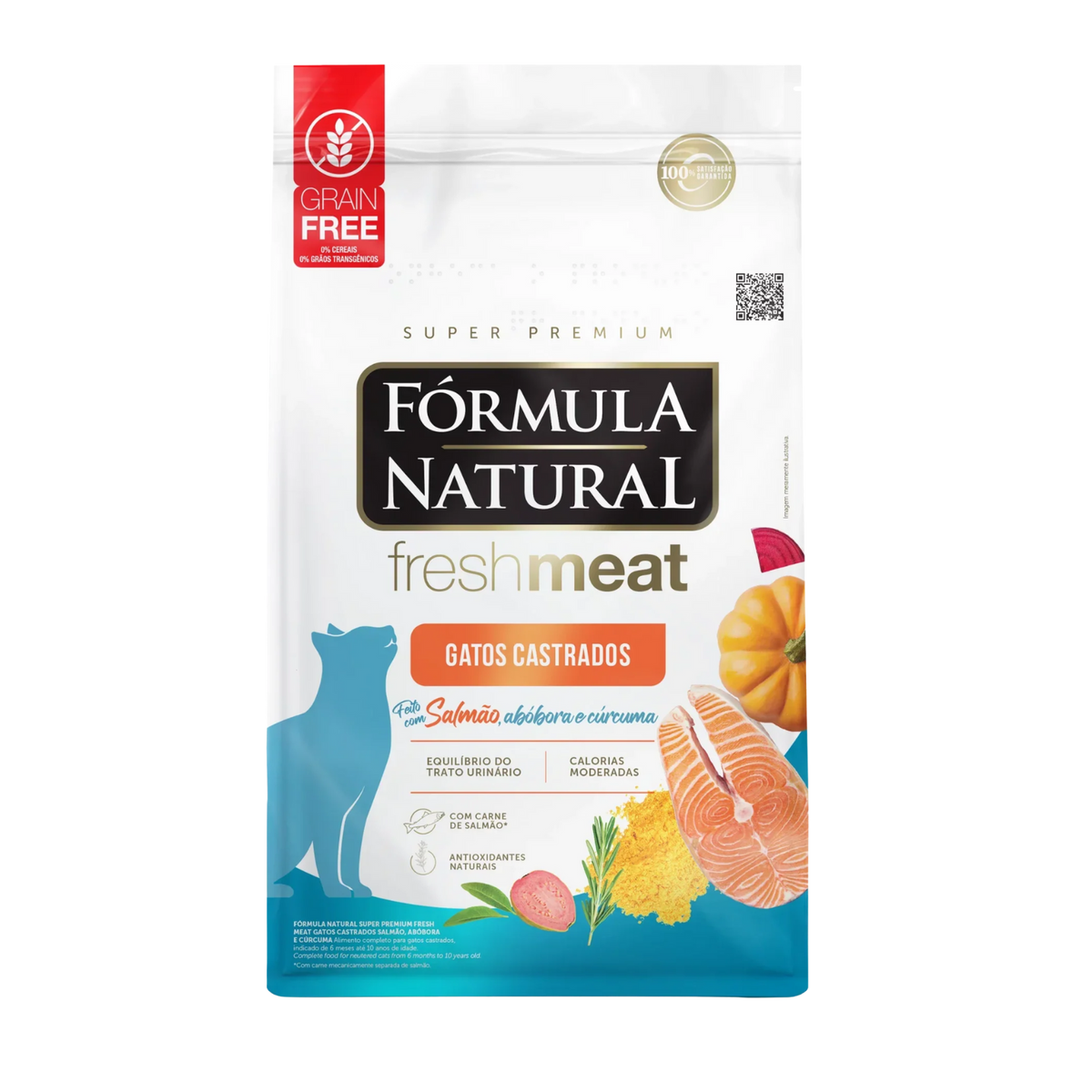 Fórmula Natural Fresh Meat Gato Adulto Castrado Salmón