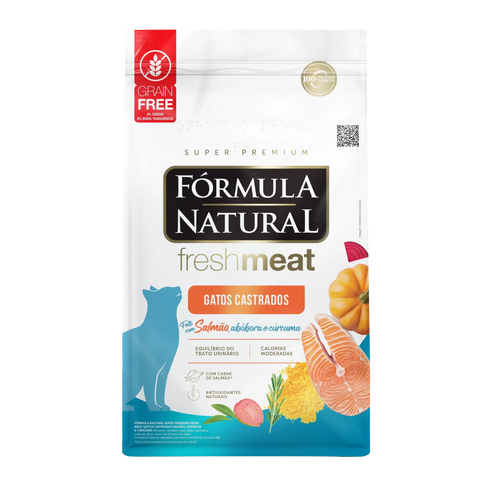 Fórmula Natural Fresh Meat Gato Adulto Castrado Salmón