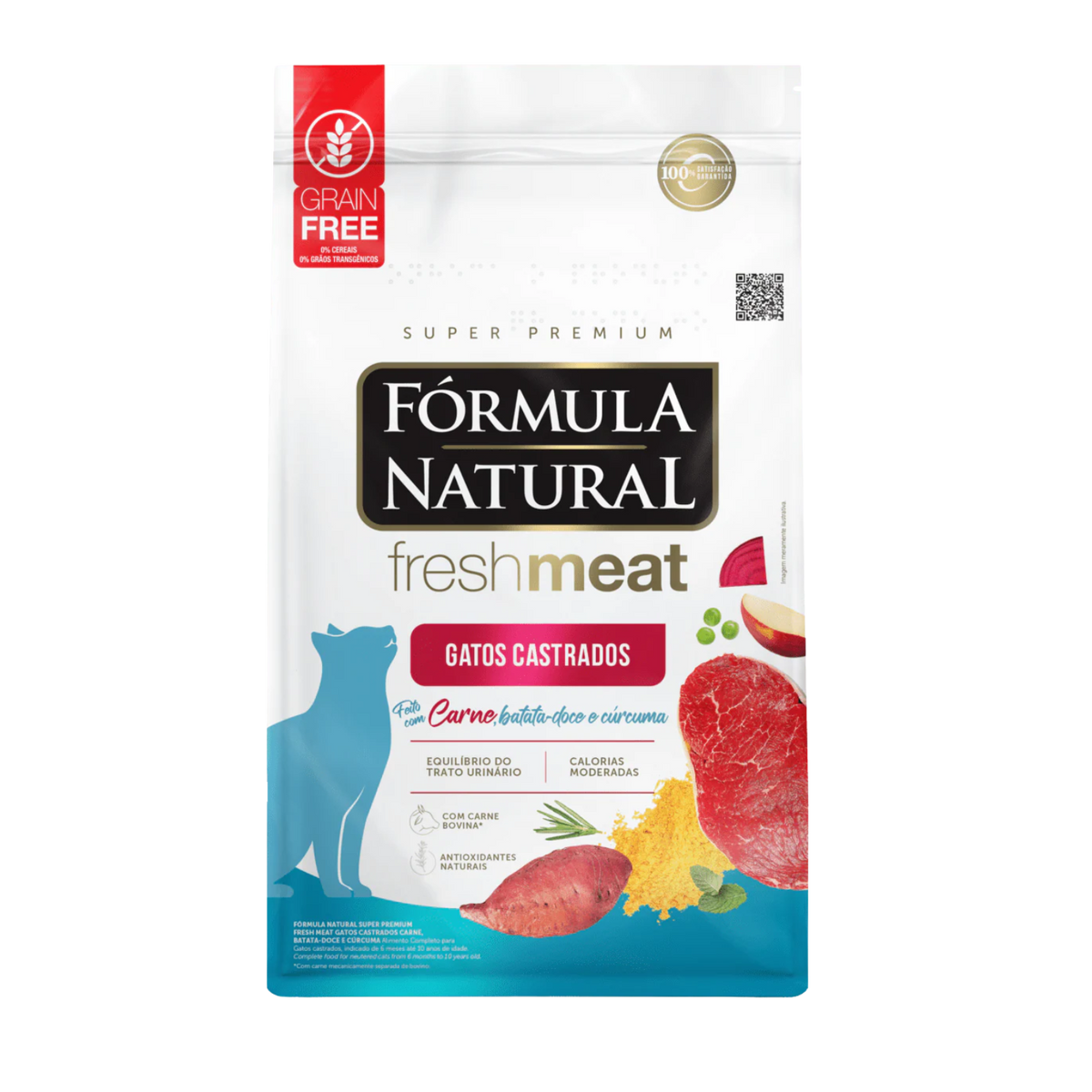 Fórmula Natural Fresh Meat Gato Adulto Castrado Carne