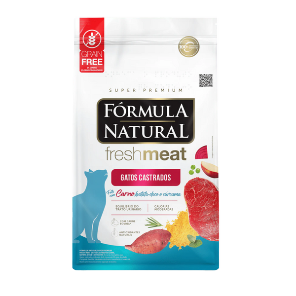 Fórmula Natural Fresh Meat Gato Adulto Castrado Carne