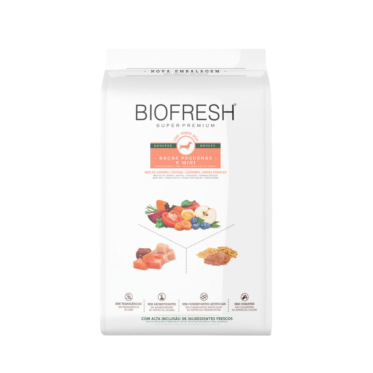 BIOFRESH PERRO ADULTO RAZA MINI Y PEQUEÑA (CARNE DE RES)