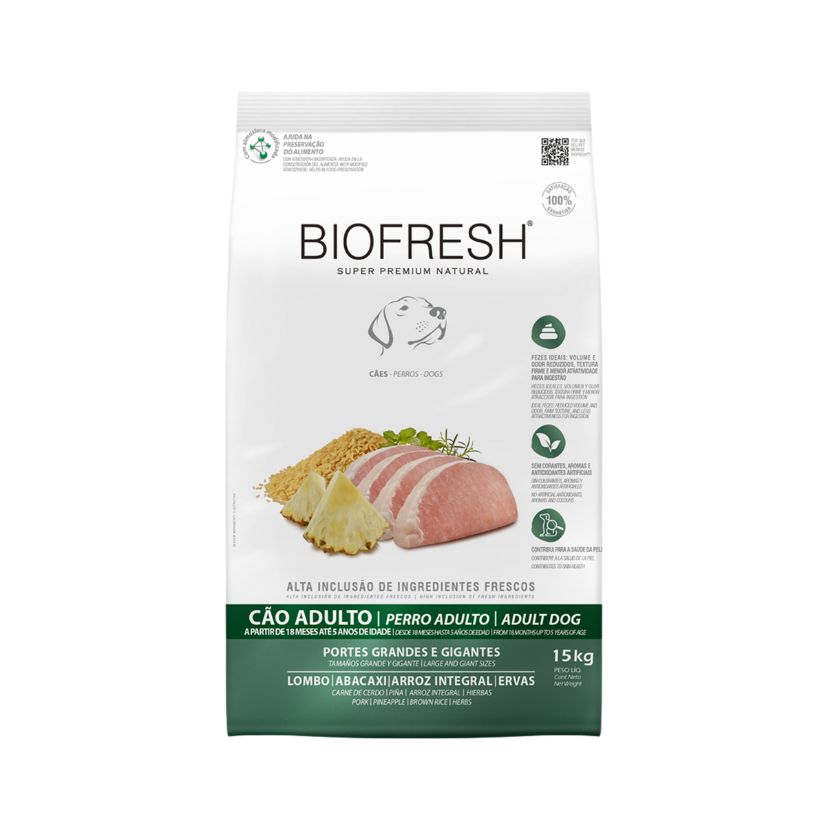 BIOFRESH PERRO ADULTO RAZA MEDIANA (CERDO)