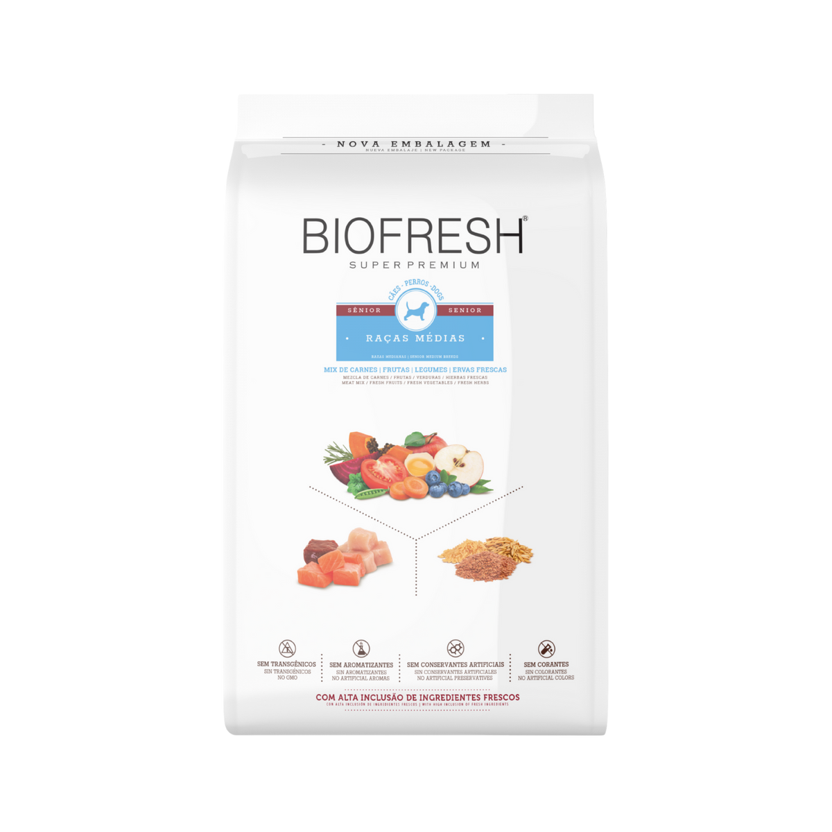 BIOFRESH PERRO SENIOR RAZA MEDIANA (CARNE DE RES)