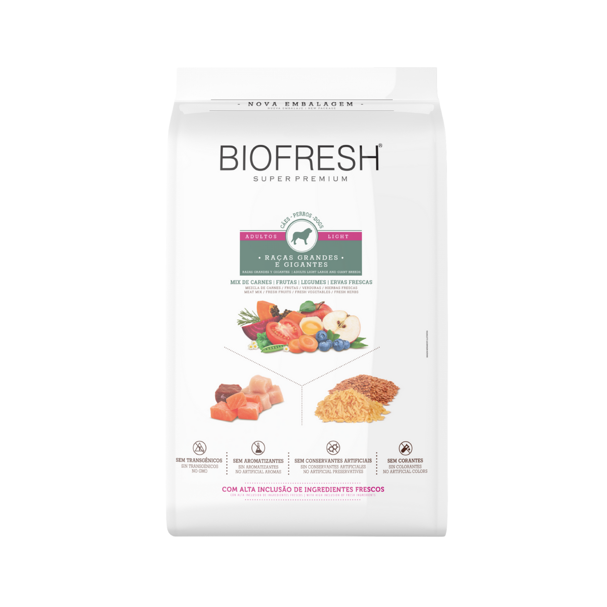 Biofresh perro adulto light raza grande y gigante (carne)