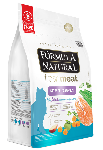 Fórmula Natural Fresh Meat Gatos Pelos Largos